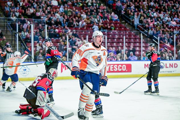 Greenville Swamp Rabbits' John Parker-Jones on game night