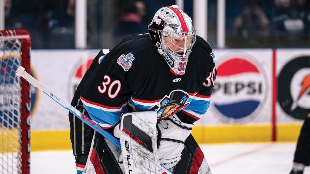 Bloomington Bison goalkeeper Dryden McKay