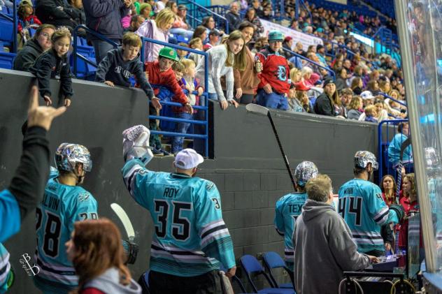 Columbus River Dragons and their fans