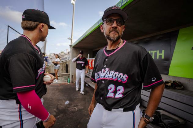 Pensacola Blue Wahoos Manager Nelson Prada