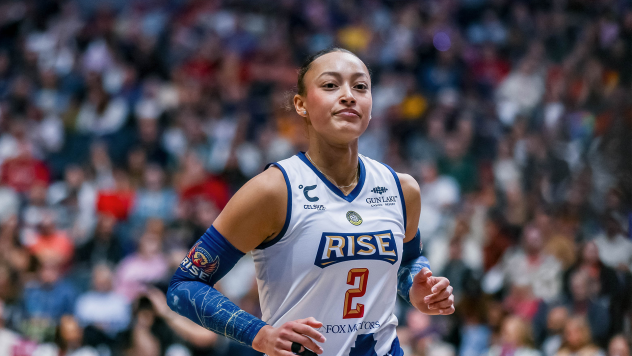 Elena Oglivie with the Grand Rapids Rise