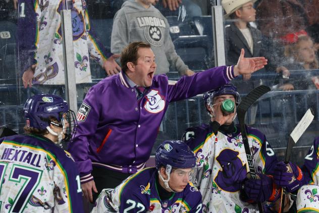 Youngstown Phantoms' head coach Ryan Ward on game night