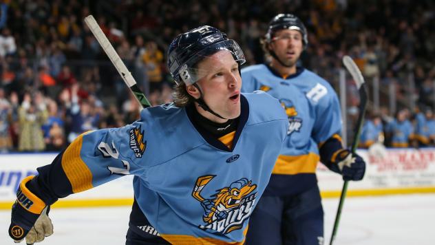 Toledo Walleye forward Johnny Waldron