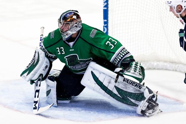 Florida Everblades goaltender Cam Johnson