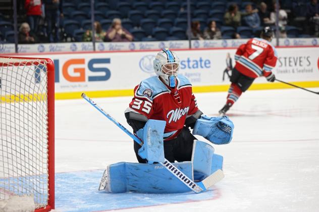 Goaltender Josh Boyko with the Macon Mayhem