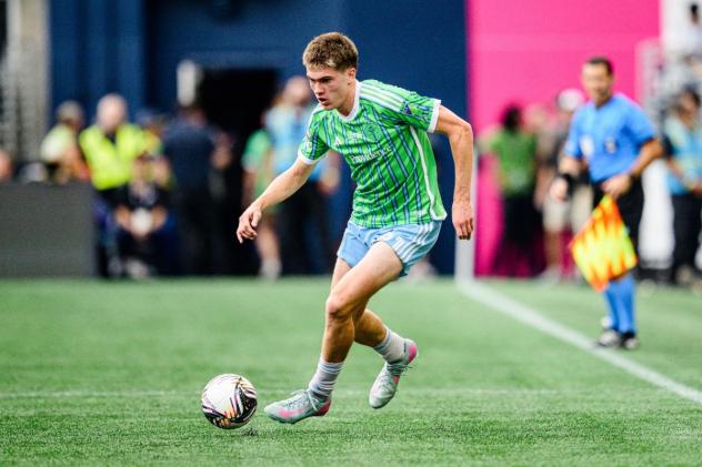 Sounders FC midfielder Reed Baker-Whiting