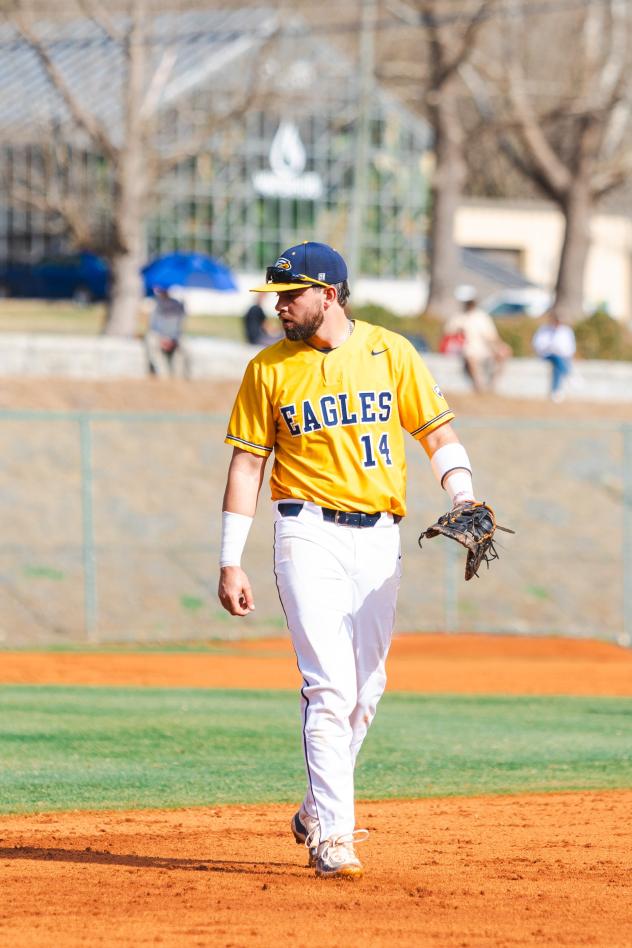 Infielder Jack Halloran with Emory