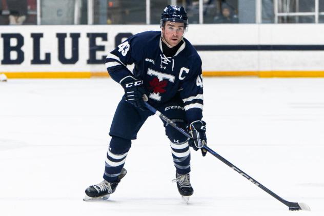 Defenseman Mark Cooper with the University of Toronto