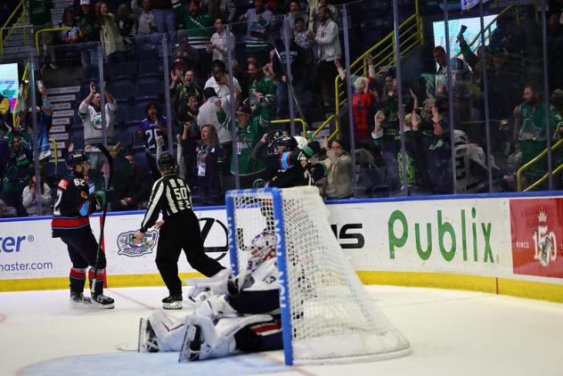 Florida Everblades' Cam Johnson on game night