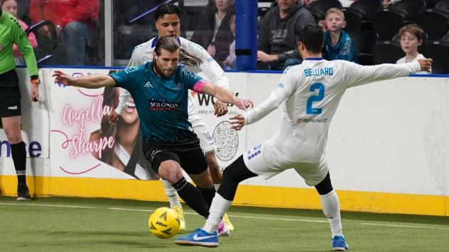 St. Louis Ambush with the ball against Utica City FC