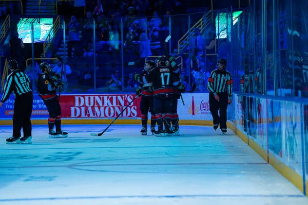 Florida Everblades on the ice