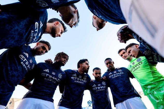 New York City FC huddle
