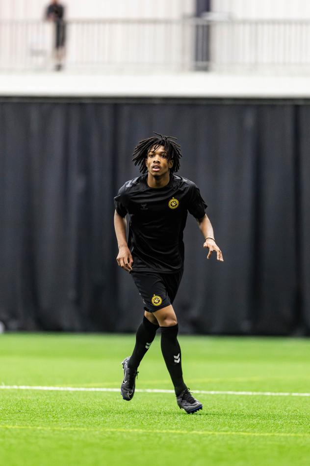 Pittsburgh Riverhounds SC forward Aldi Flowers-Gamboa