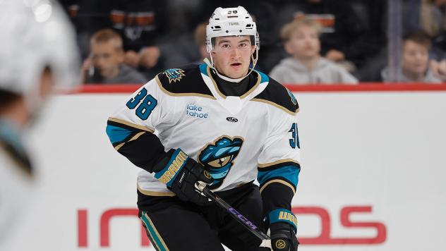 Jordan Gustafson of the Tahoe Knight Monsters