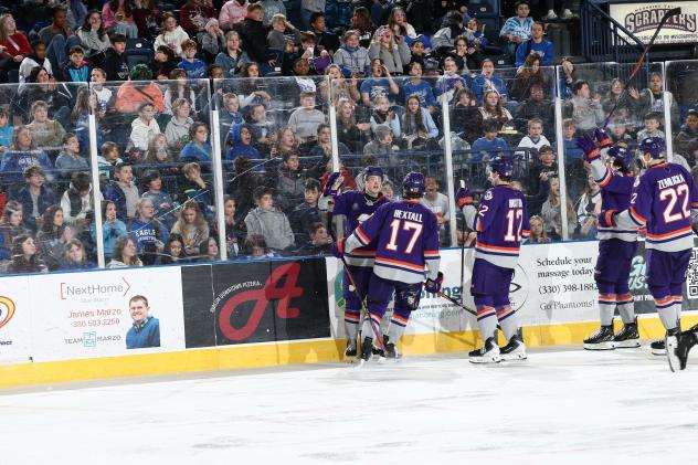 Youngstown Phantoms celebrate a goal