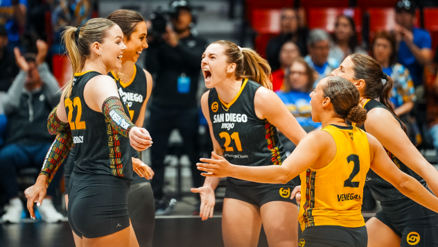 San Diego Mojo celebrate