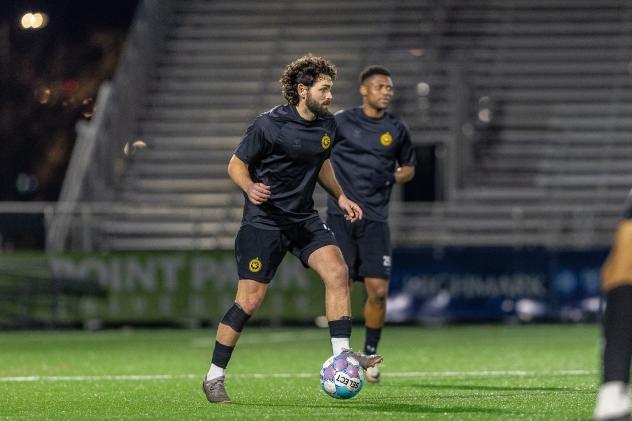 Jackson Walti of the Pittsburgh Riverhounds