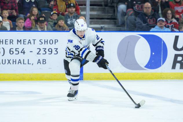 Wenatchee Wild's Caelan Joudrey in action