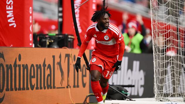 Chicago Fire FC forward Jonathan Bamba