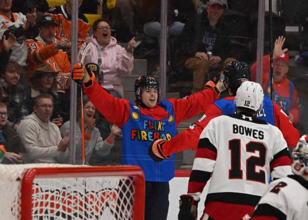 Flint Firebirds on game night