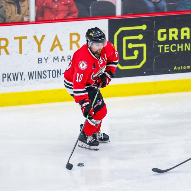 Twin City Thunderbirds forward Gus Ford