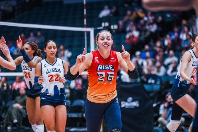 Grand Rapids Rise libero Morgan Hentz