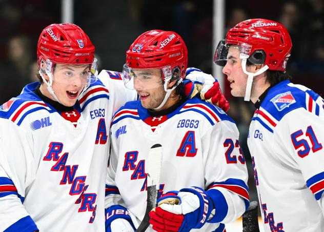 Kitchener Rangers all smiles against the Sarnia Sting