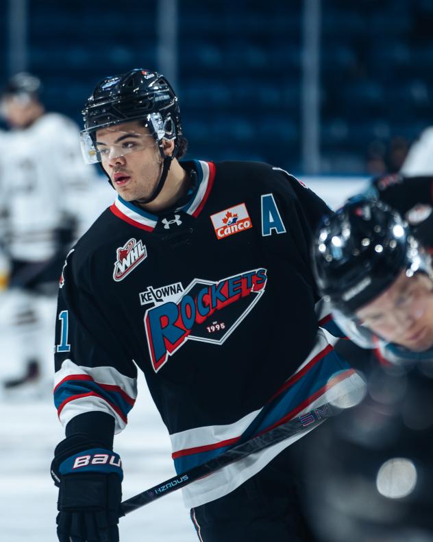 Kelowna Rockets centre Tij Iginla