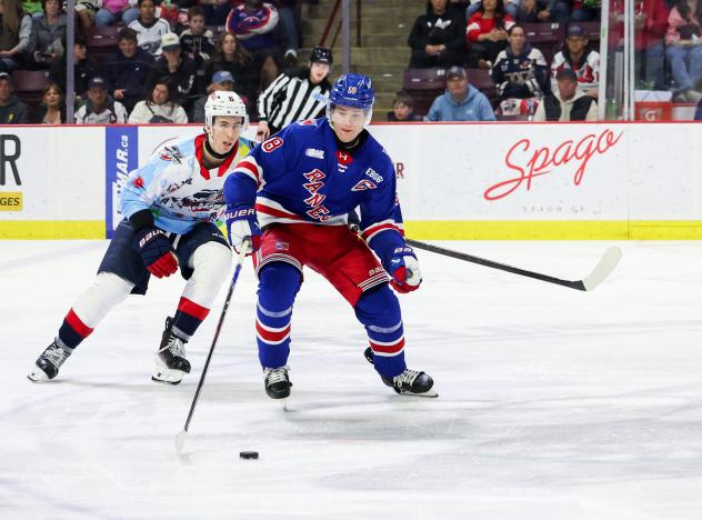 Kitchener Rangers defenceman Cameron Reid