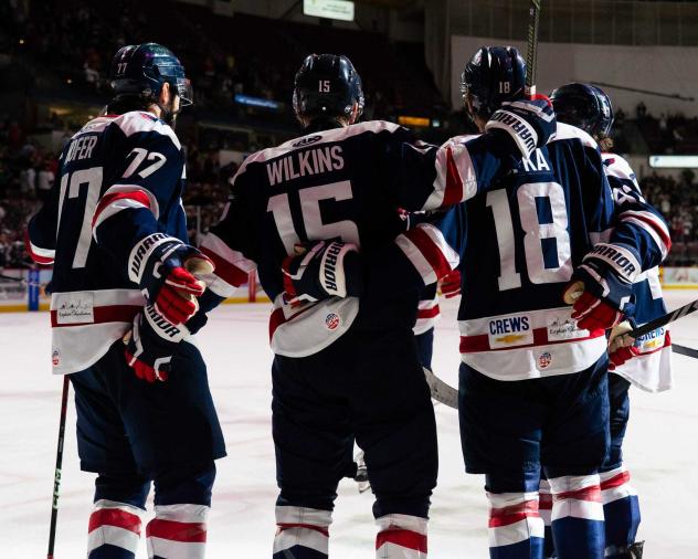 South Carolina Stingrays celebrate a goal
