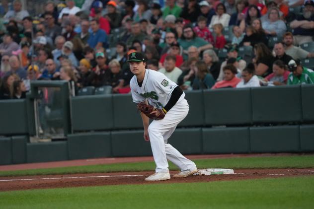 Dayton Dragons first baseman Jack Moss