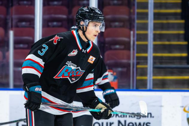Kelowna Rockets defenceman Owen Hayden