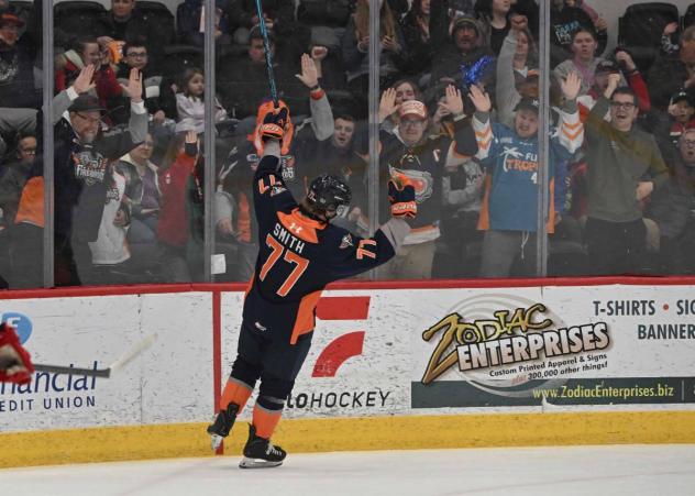 Flint Firebirds' Brady Smith on game night