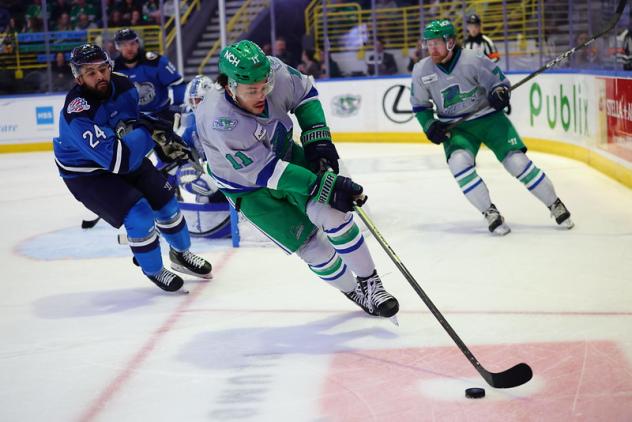 Florida Everblades forward Isaac Nurse