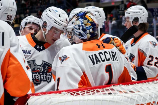 Flint Firebirds congratulate goaltender Mason Vaccari