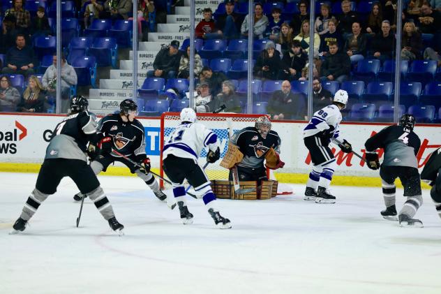 Vancouver Giants battle the Victoria Royals