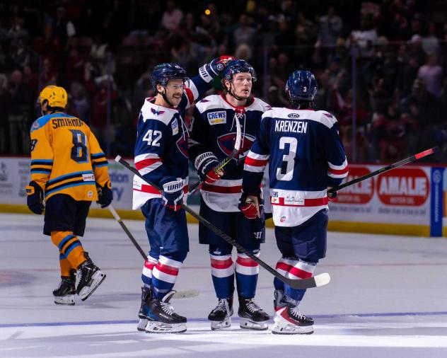 South Carolina Stingrays exchange congratulations