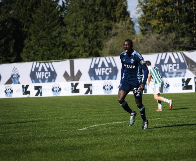 Striker Cyprian Kachwele with Whitecaps FC 2