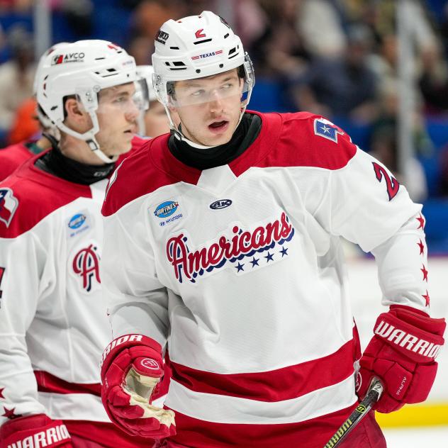 Allen Americans defenseman Quinn Warmuth