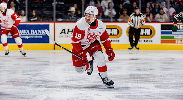 Grand Rapids Griffins forward John Leonard