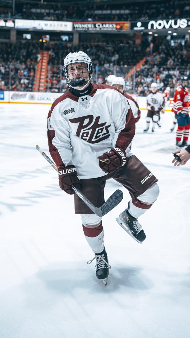 Brandt Rooyakkers of the Peterborough Petes