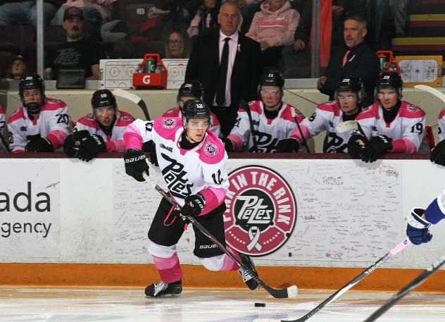 Peterborough Petes in 17th Annual Pink in the Rink Campaign jerseys