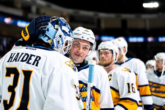 Atlanta Gladiators congratulate goaltender Ethan Haider