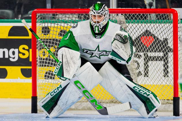 Texas Stars goaltender Remi Poirier