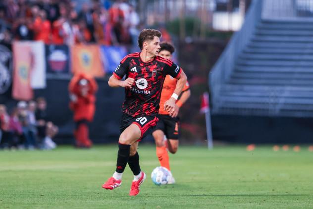 Phoenix Rising FC defender Luke Biasi vs. Orange County SC