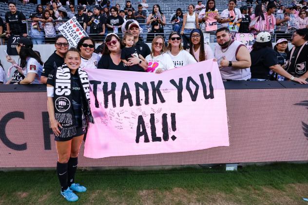 Ali Riley with Angel City FC