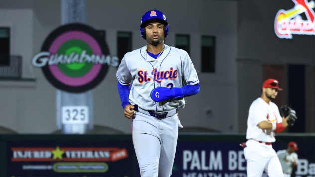 St. Lucie Mets infielder Elian Peña