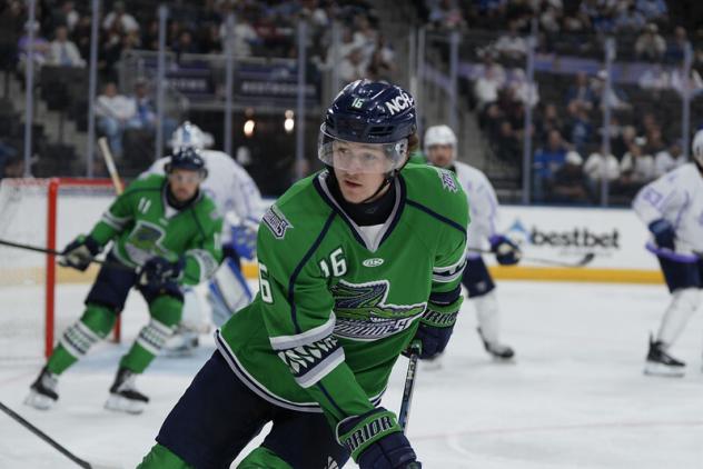 Florida Everblades forward Tarun Fizer