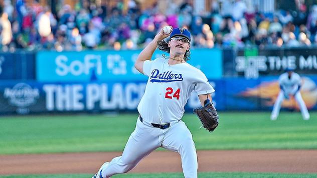 Tulsa Drillers' Patrick Copen in action