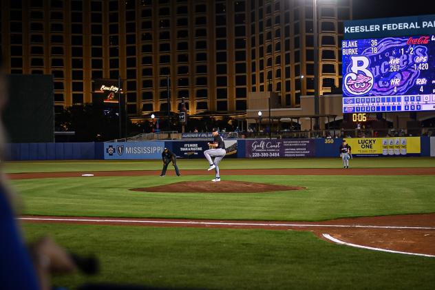 Pensacola Blue Wahoos pitcher Logan Whitaker